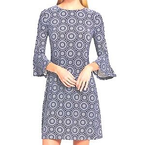 Tommy Hilfiger Fun Print Bell Sleeve Dress